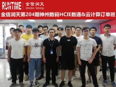 金信润天第204期神州数码HCIE订单班