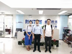 欢迎宝信软件一行来润天教育对接ICT人才需求